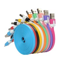 Fast Asia Kabl USB A - USB Micro-B M/M 1m flat crni