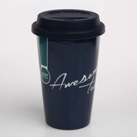 Šolja Awesome today 300ml sa silik.poklopcem 2 dez 1010031099